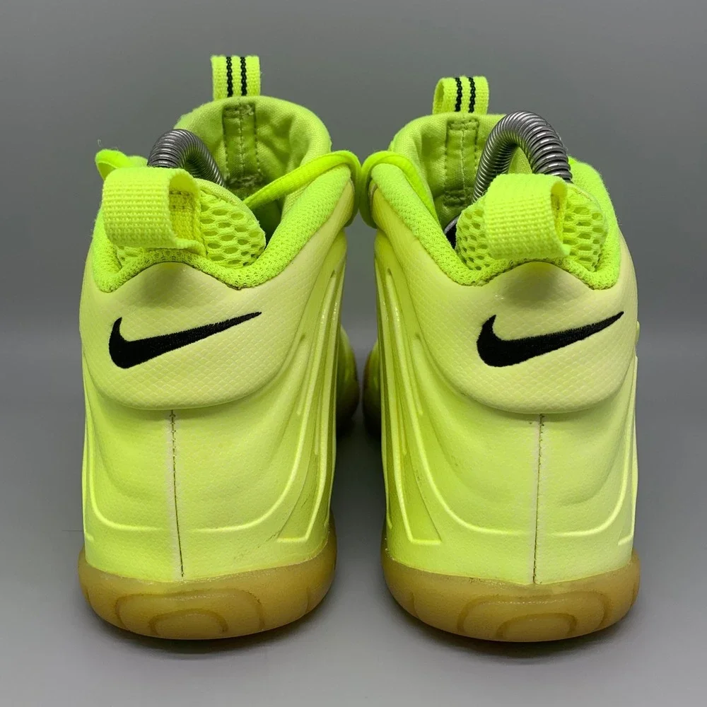 Nike Little Posite One Volt Basketball Shoes CW1593-702 Yth Sz 4Y Women's Sz 5.5